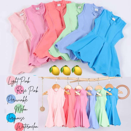 Scallop Tennis Dresses