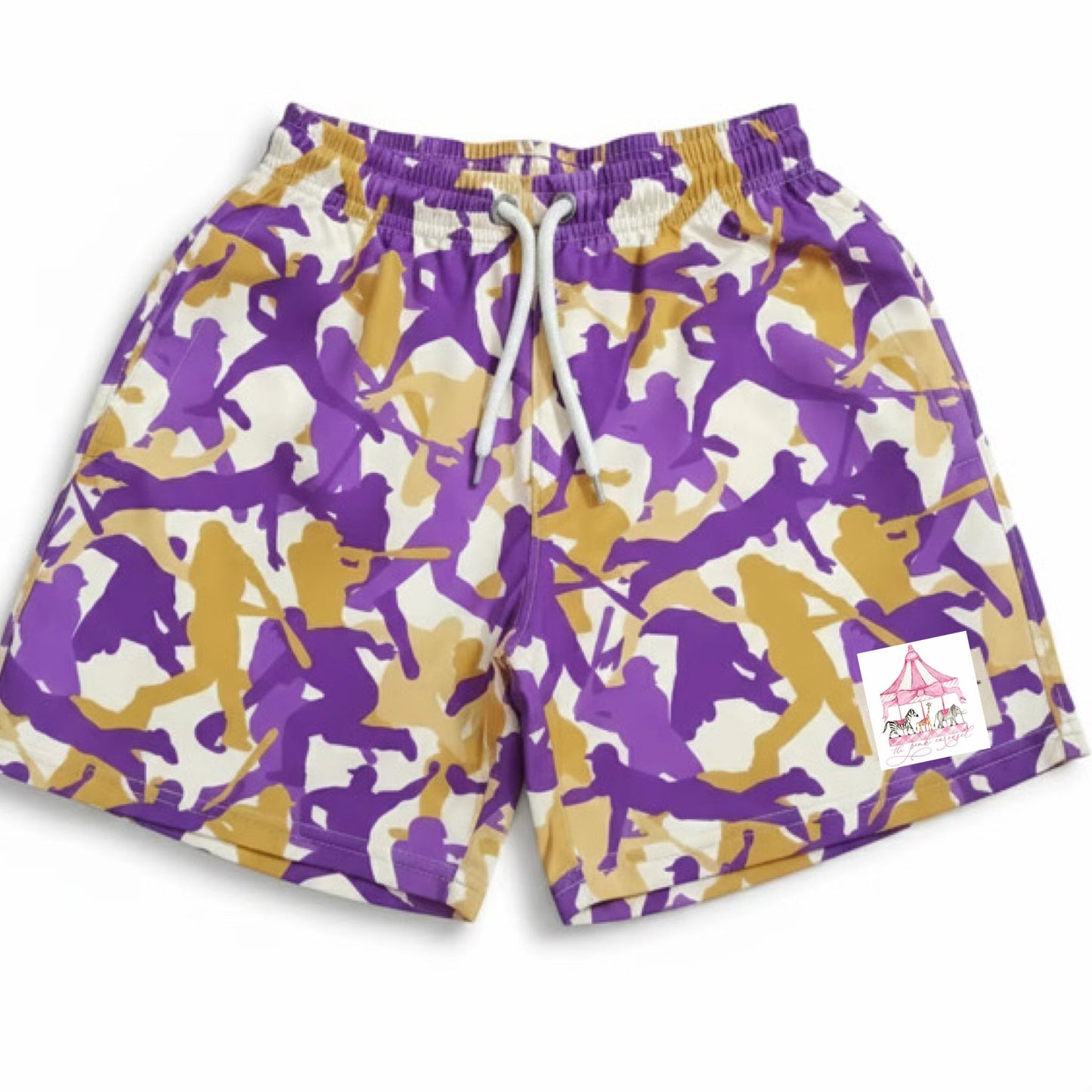 Purple + Gold Baseball