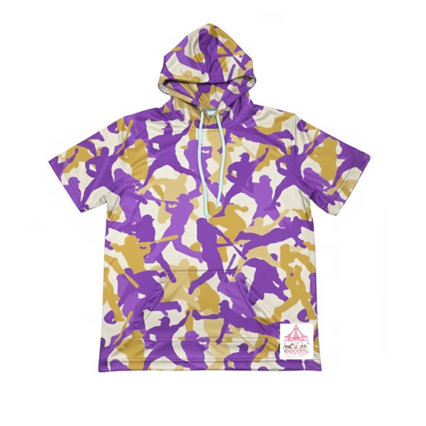 Purple + Gold Baseball