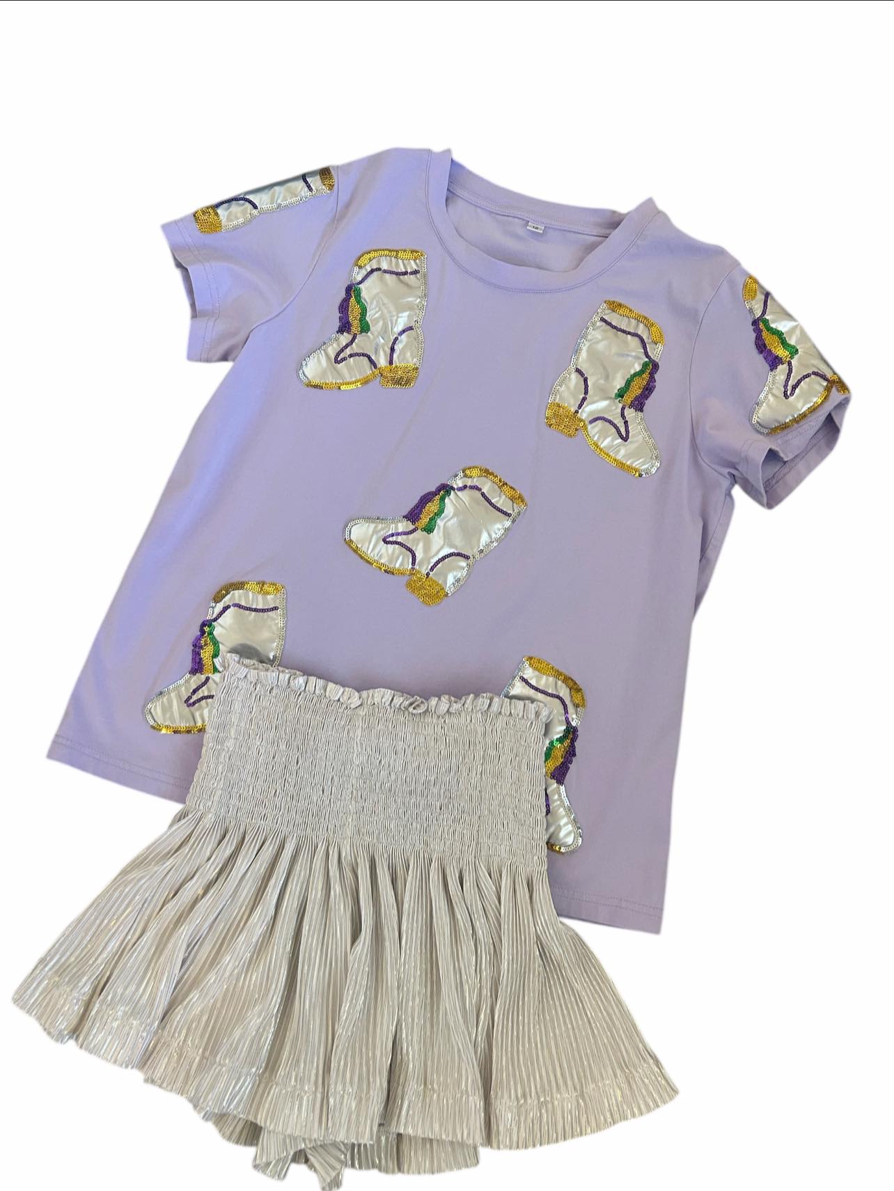 Mardi Gras Boots Tee