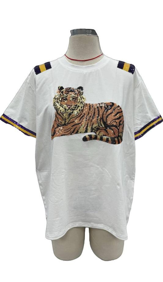 Let's Geaux Tiger Tee