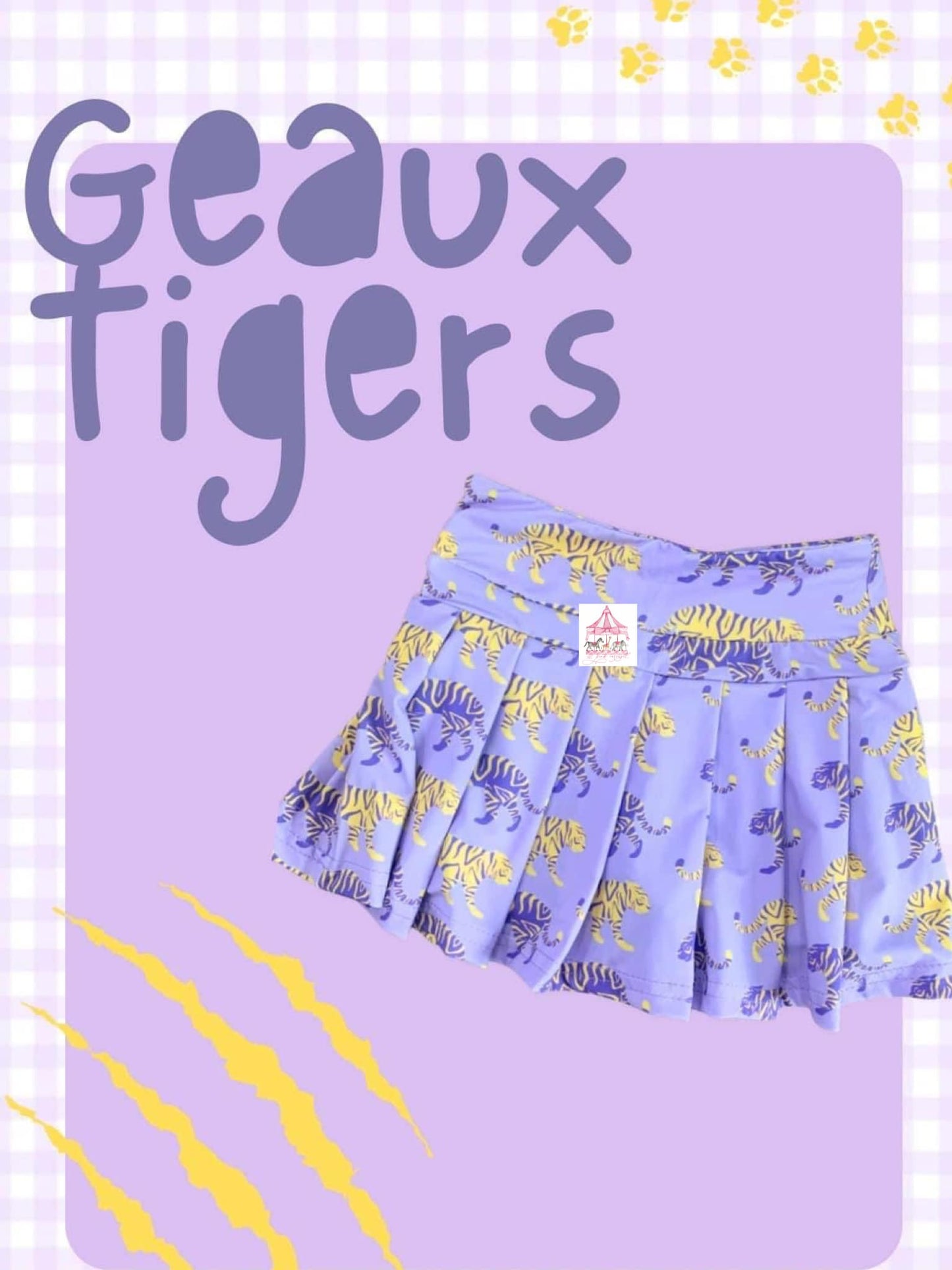 Tiger GameDay Skort
